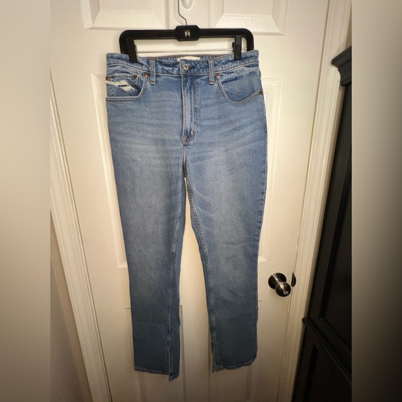 Abercrombie & Fitch Women’s 30 10R Curve Love The Skinny High Rise Blue Jeans AF - Picture 16 of 16